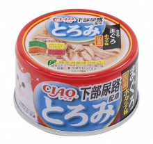 CIAO-濃湯系列貓罐頭-防尿石配方-雞+吞拿+帶子85g<A57>