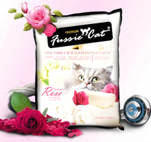 FUSSIE CAT 礦物凝結貓砂-玫瑰味5公升|犬公館|免費送貨