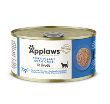 Applaws 肉絲貓罐頭-吞拿,蟹70g|犬公館|免費送貨
