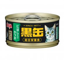 Aixia 黑缶-吞拿+鰹魚+魚乾 80g<BCM20>|犬公館|免費送貨