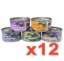 ASTRO CAT-貓罐頭70G x12罐-可混味|犬公館|免費送貨