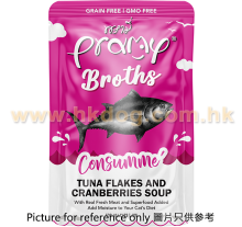 PRAMY 貓營養湯包 吞拿魚清湯+ 蔓越莓 40G