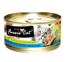 Fussie Cat 黑鑽貓罐頭-吞拿+白魚80g|犬公館|免費送貨