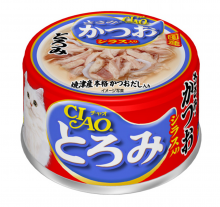 CIAO濃湯系列貓罐頭-雞+鰹魚+白飯魚85g<A45>