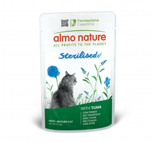 Almo Nature 功能性貓濕糧-吞拿魚絕育配方70g|犬公館|免費送貨