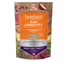 Instinct本能-凍乾長壽7+高齡貓牛肉貓主食9.5oz|犬公館|免費送貨