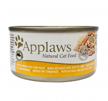 Applaws 肉絲貓罐頭-雞+吞拿70g|犬公館|免費送貨
