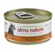 Almo Nature 吞拿+雞-成貓罐頭70g|犬公館|免費送貨