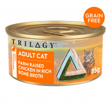 Trilogy奇境-肉絲高湯主食成貓罐頭-雞肉85g|犬公館|免費送貨