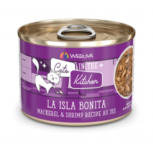 Weruva 厨房系列貓罐頭-魚湯野生鯖魚,海蝦170G|犬公館|免費送貨