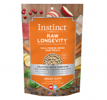 Instinct本能-凍乾長壽成貓牛肉+鱈魚貓主食9.5oz|犬公館|免費送貨