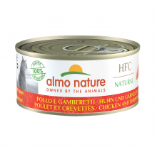 Almo Nature 貓罐頭-雞肉+蝦150g|犬公館|免費送貨