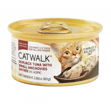 Catwalk 鰹吞拿魚+小鯷魚-主食貓罐80g|犬公館|免費送貨